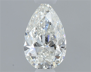 Picture of Natural Diamond 0.40 Carats, Pear with  Cut, H Color, SI1 Clarity and Certified by GIA