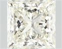 Natural Diamond 3.01 Carats, Princess with  Cut, J Color, VVS1 Clarity and Certified by IGI
