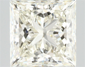 Picture of Natural Diamond 3.01 Carats, Princess with  Cut, J Color, VVS1 Clarity and Certified by IGI