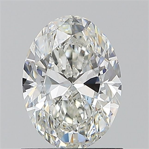 Picture of Natural Diamond 1.01 Carats, Oval with  Cut, G Color, VS2 Clarity and Certified by GIA