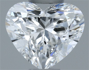 Picture of Natural Diamond 0.30 Carats, Heart with  Cut, F Color, VS1 Clarity and Certified by GIA