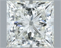 Natural Diamond 1.06 Carats, Princess with  Cut, H Color, VVS1 Clarity and Certified by IGI