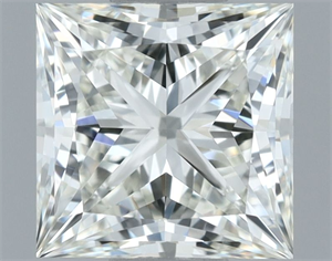 Picture of Natural Diamond 1.06 Carats, Princess with  Cut, H Color, VVS1 Clarity and Certified by IGI