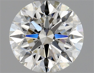Picture of Natural Diamond 0.70 Carats, Round with Excellent Cut, H Color, SI2 Clarity and Certified by GIA