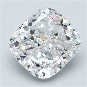 Foto Diamante Natural 2.70 quilates, Del cojín , Color F, claridad VS1 y certificado GIA de