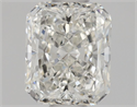 Natural Diamond 0.71 Carats, Radiant with  Cut, G Color, VVS1 Clarity and Certified by GIA
