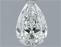 Diamante Natural 0.80 quilates, De pera , Color H, claridad VS2 y certificado GIA