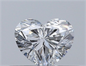 Natural Diamond 0.32 Carats, Heart with  Cut, E Color, VVS2 Clarity and Certified by GIA