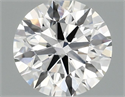 Lab Grown Diamond 1.05 Carats, Round with Excellent Cut, F Color, VVS2 Clarity and Certified by IGI