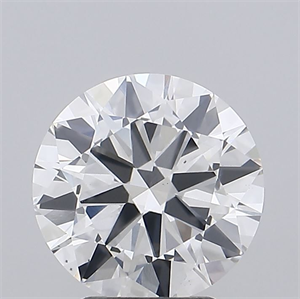 Picture of Lab Grown Diamond 2.83 Carats, Round with Excellent Cut, F Color, VS2 Clarity and Certified by IGI