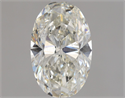 Natural Diamond 1.50 Carats, Oval with  Cut, J Color, SI1 Clarity and Certified by GIA