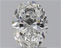 Natural Diamond 1.20 Carats, Oval with  Cut, F Color, VS1 Clarity and Certified by GIA
