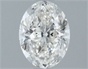 Natural Diamond 1.51 Carats, Oval with  Cut, I Color, VVS2 Clarity and Certified by GIA