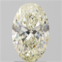 Natural Diamond 2.00 Carats, Oval with  Cut, K Color, VS2 Clarity and Certified by IGI