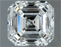 Natural Diamond 1.01 Carats, Asscher with  Cut, H Color, VVS2 Clarity and Certified by IGI