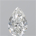Natural Diamond 1.01 Carats, Pear with  Cut, H Color, SI1 Clarity and Certified by GIA