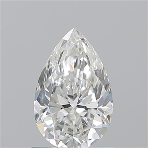 Picture of Natural Diamond 1.01 Carats, Pear with  Cut, H Color, SI1 Clarity and Certified by GIA