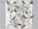 Natural Diamond 1.50 Carats, Princess with  Cut, I Color, SI1 Clarity and Certified by GIA