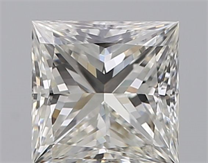 Picture of Natural Diamond 0.80 Carats, Princess with  Cut, I Color, VVS2 Clarity and Certified by GIA