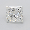Diamante Natural 2.04 quilates, Princesa , Color H, claridad SI1 y certificado GIA
