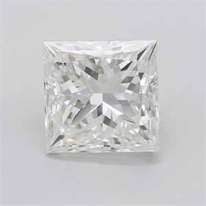 Foto Diamante Natural 2.04 quilates, Princesa , Color H, claridad SI1 y certificado GIA de