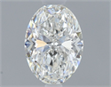 Natural Diamond 0.50 Carats, Oval with  Cut, G Color, VS1 Clarity and Certified by GIA