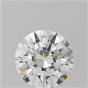 Natural Diamond 2.17 Carats, Round with Excellent Cut, H Color, VVS1 Clarity and Certified by GIA