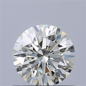 Picture of Natural Diamond 0.70 Carats, Round with Excellent Cut, I Color, VVS1 Clarity and Certified by IGI