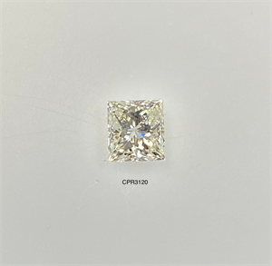 Picture of Natural Diamond 0.42 Carats, Princess with  Cut, K Color, VS2 Clarity and Certified by GIA