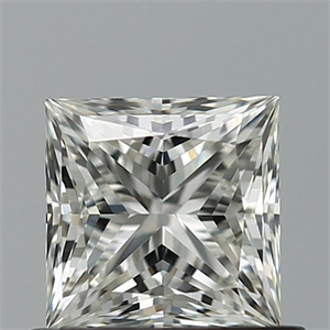 Picture of Natural Diamond 0.81 Carats, Princess with  Cut, J Color, VVS2 Clarity and Certified by GIA