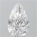 Natural Diamond 3.01 Carats, Pear with  Cut, D Color, FL Clarity and Certified by GIA