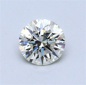 Foto Diamante Natural 0.52 quilates, Redondo , Color L, claridad IF y certificado GIA de