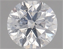 Natural Diamond 0.80 Carats, Round with Excellent Cut, F Color, I1 Clarity and Certified by GIA