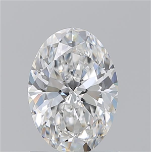 Picture of Natural Diamond 1.21 Carats, Oval with  Cut, E Color, VVS2 Clarity and Certified by GIA