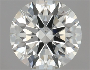 Picture of Natural Diamond 0.51 Carats, Round with Excellent Cut, J Color, SI2 Clarity and Certified by GIA
