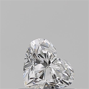 Picture of Natural Diamond 0.50 Carats, Heart with  Cut, E Color, SI1 Clarity and Certified by GIA