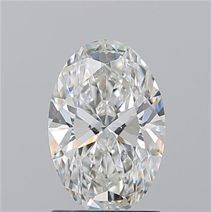 Picture of Natural Diamond 1.50 Carats, Oval with  Cut, F Color, SI1 Clarity and Certified by GIA