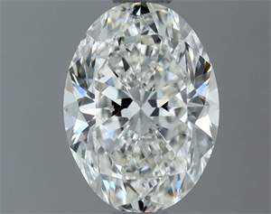 Picture of Natural Diamond 1.00 Carats, Oval with  Cut, G Color, VS2 Clarity and Certified by IGI