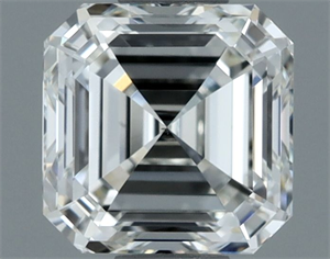 Picture of Natural Diamond 1.02 Carats, Asscher with  Cut, H Color, VS1 Clarity and Certified by IGI