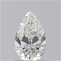 Natural Diamond 1.01 Carats, Pear with  Cut, H Color, SI1 Clarity and Certified by GIA