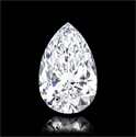 Natural Diamond 3.41 Carats, Pear with  Cut, F Color, VVS2 Clarity and Certified by GIA