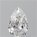 Diamante Natural 0.62 quilates, De pera , Color F, claridad VS1 y certificado GIA