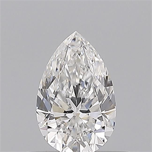Picture of Natural Diamond 0.50 Carats, Pear with  Cut, E Color, VS1 Clarity and Certified by GIA