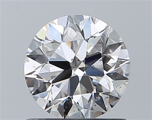 Picture of Natural Diamond 0.90 Carats, Round with Excellent Cut, G Color, SI1 Clarity and Certified by GIA