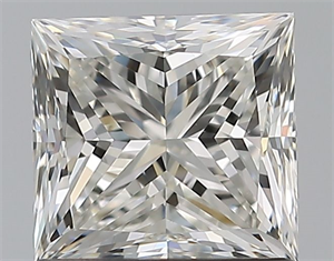 Picture of Natural Diamond 1.00 Carats, Princess with  Cut, H Color, VS1 Clarity and Certified by GIA