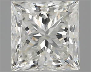 Foto Diamante Natural 0.60 quilates, Princesa , Color I, claridad VS2 y certificado GIA de