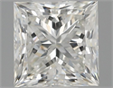 Natural Diamond 0.60 Carats, Princess with  Cut, I Color, VS2 Clarity and Certified by GIA