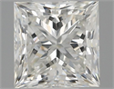 Natural Diamond 0.60 Carats, Princess with  Cut, I Color, VS2 Clarity and Certified by GIA