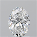 Natural Diamond 1.02 Carats, Oval with  Cut, F Color, VS2 Clarity and Certified by GIA