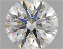 Natural Diamond 0.91 Carats, Round with Excellent Cut, G Color, VS2 Clarity and Certified by GIA